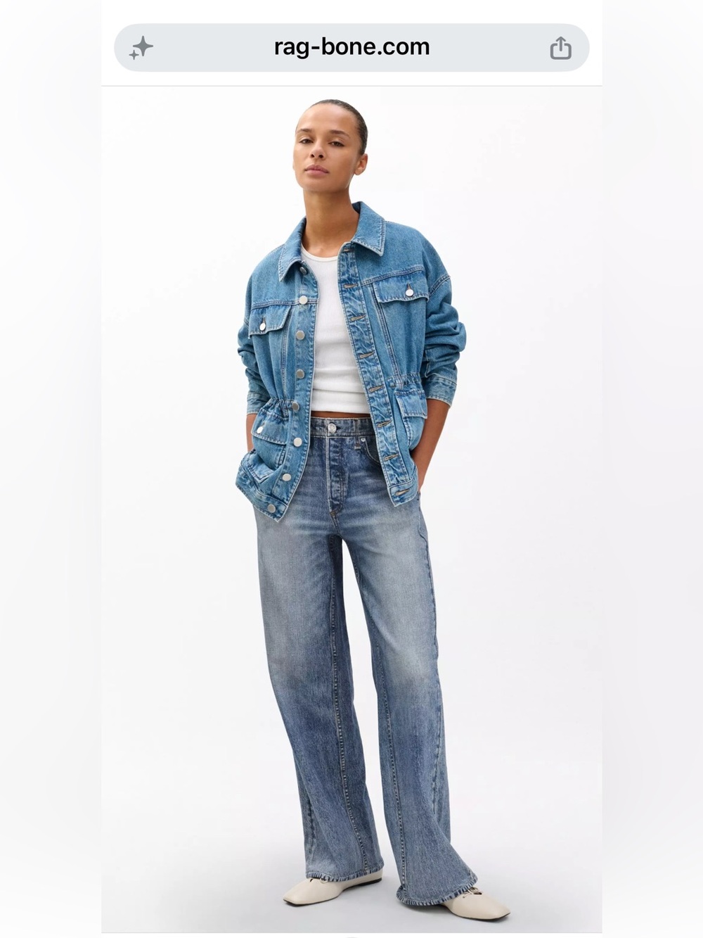 rag & bone Miramar Wide Leg Pant